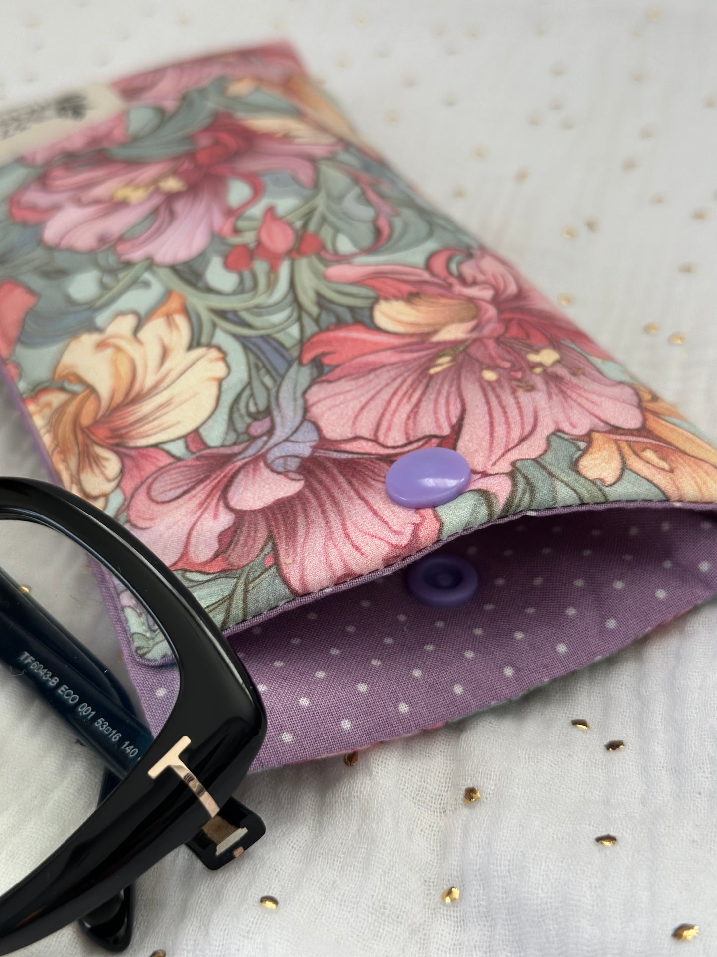 Funda de gafas William Morris Lila