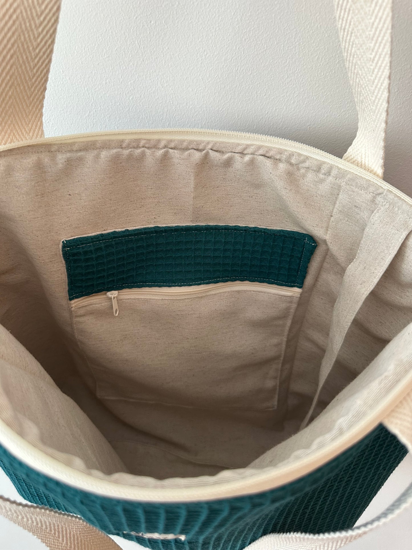 Bolso Marianne AIRE Waffle Verde Bosque