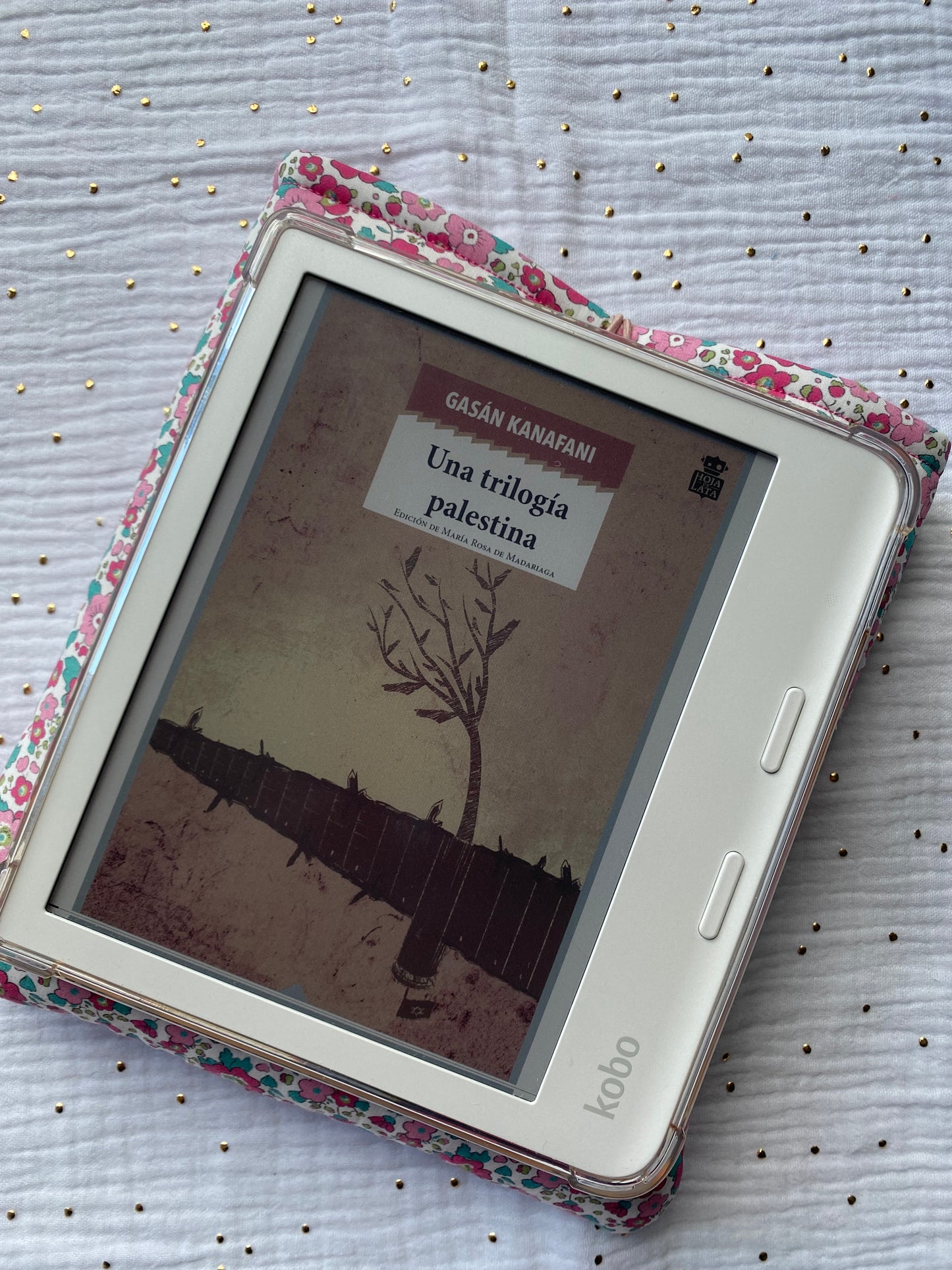 Funda para eReader Floral 04
