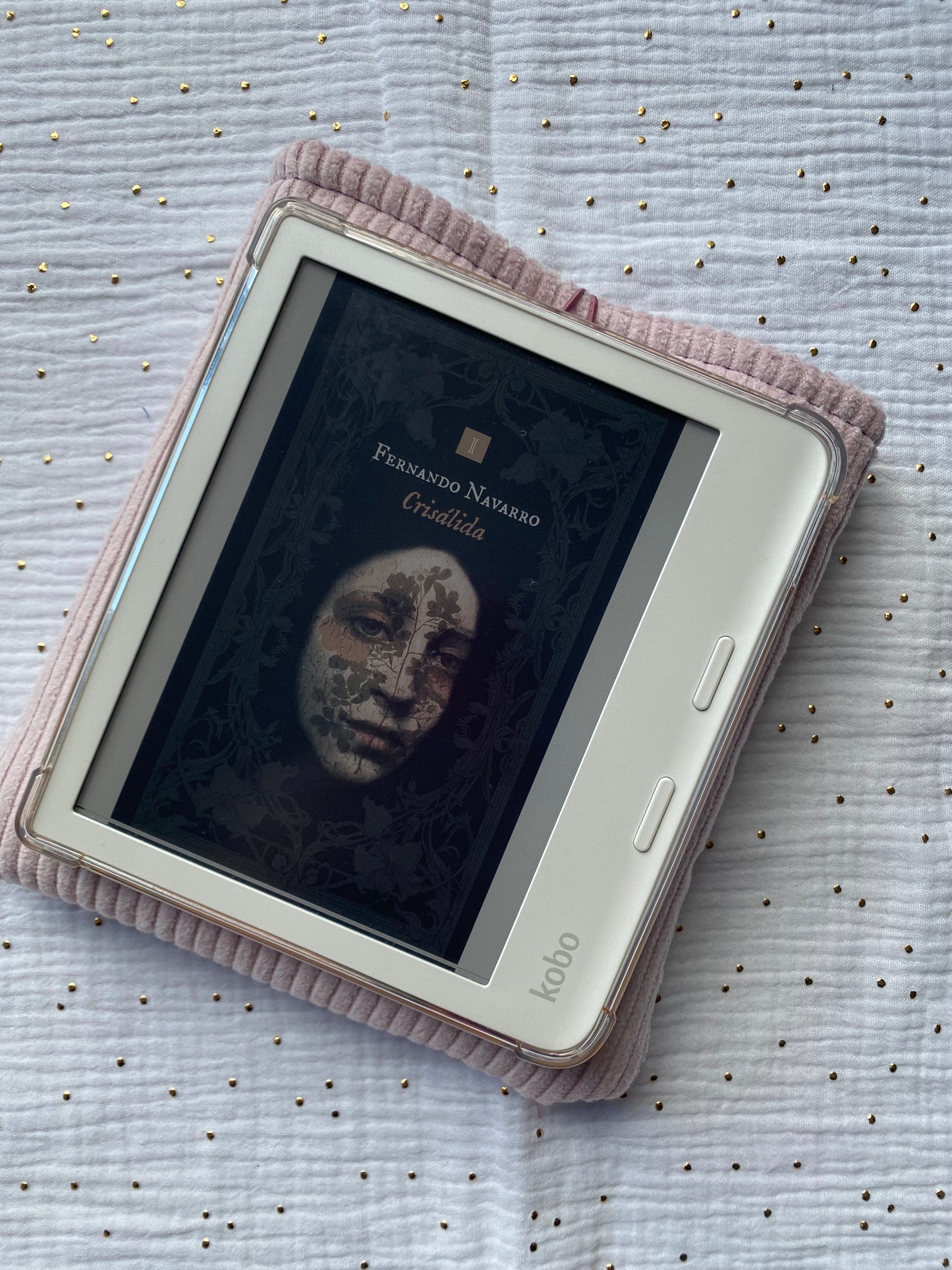 Funda para eReader Pana Rosa claro