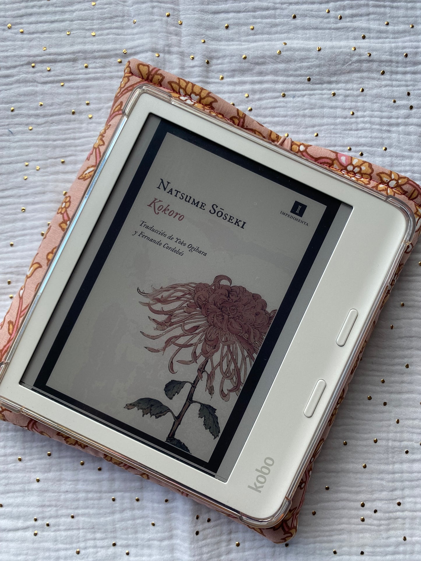 Funda para eReader Floral 05