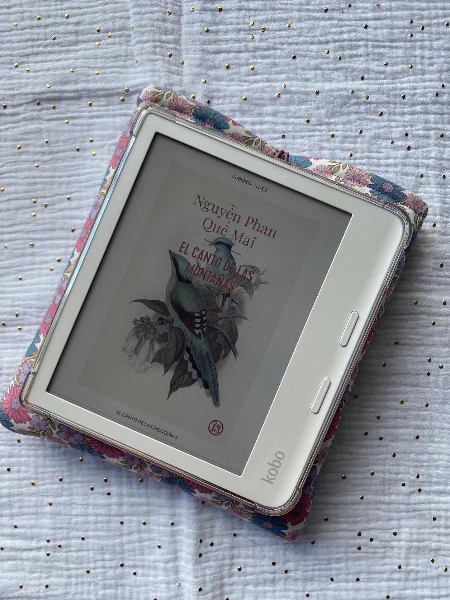 Funda para eReader Floral 02
