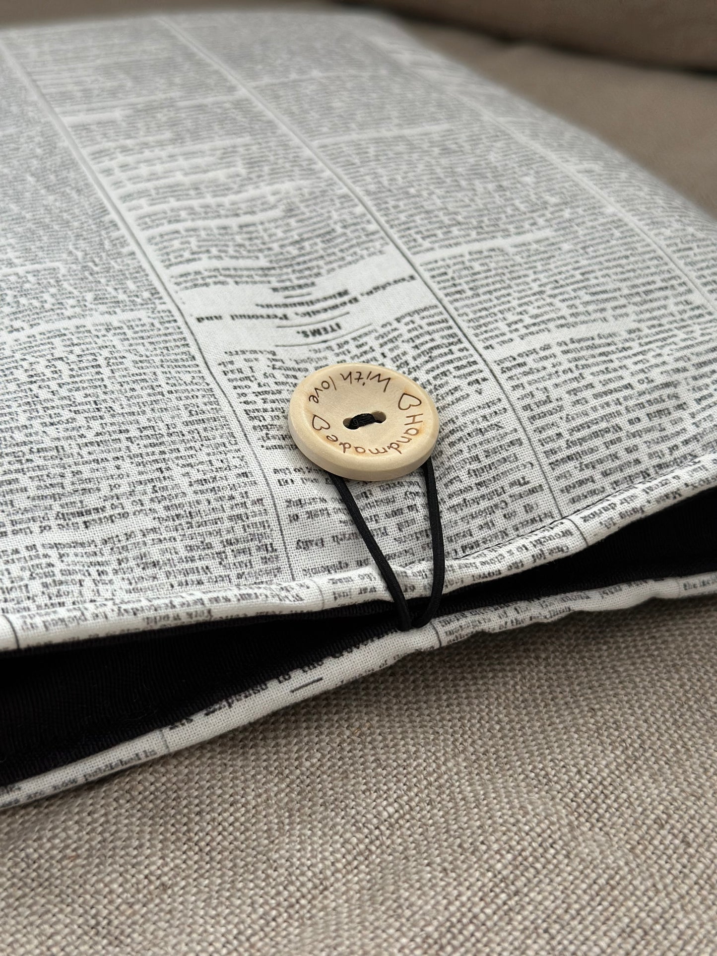 Funda de libro Periódico