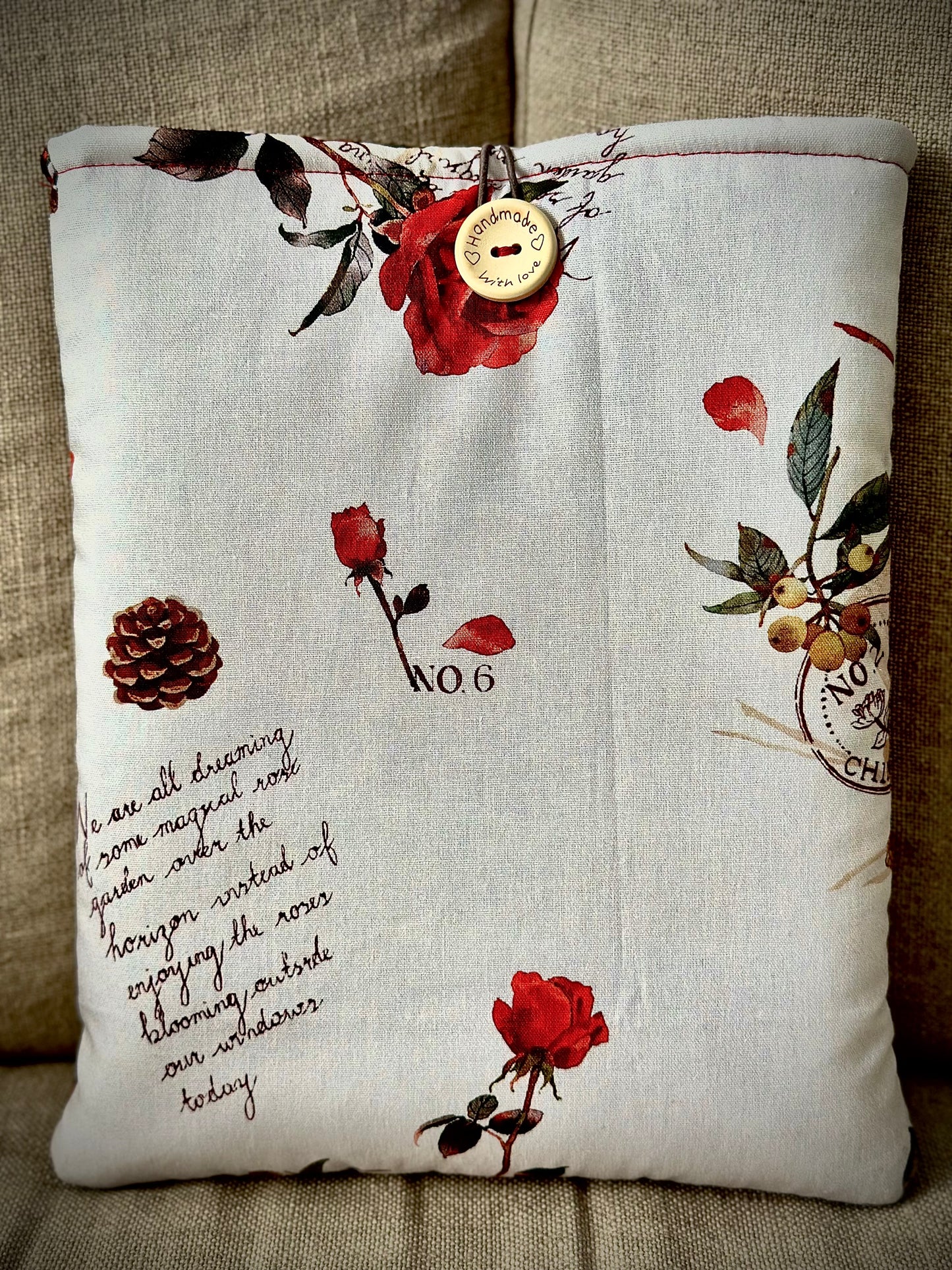 Funda de libro Rosa