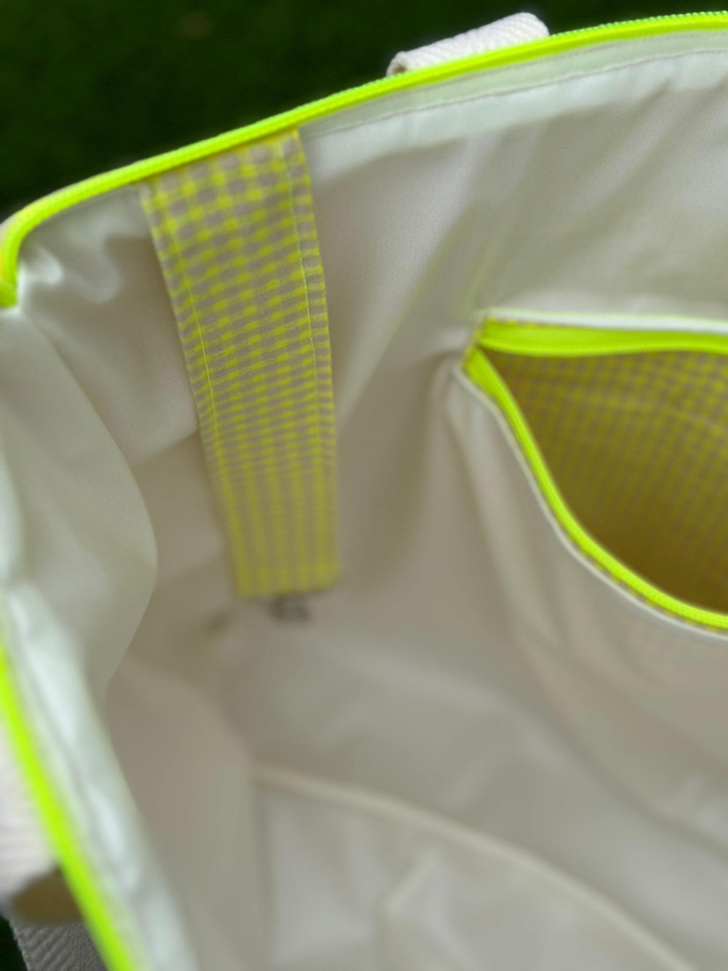 Bolso Marianne Vichy Amarillo Flúor