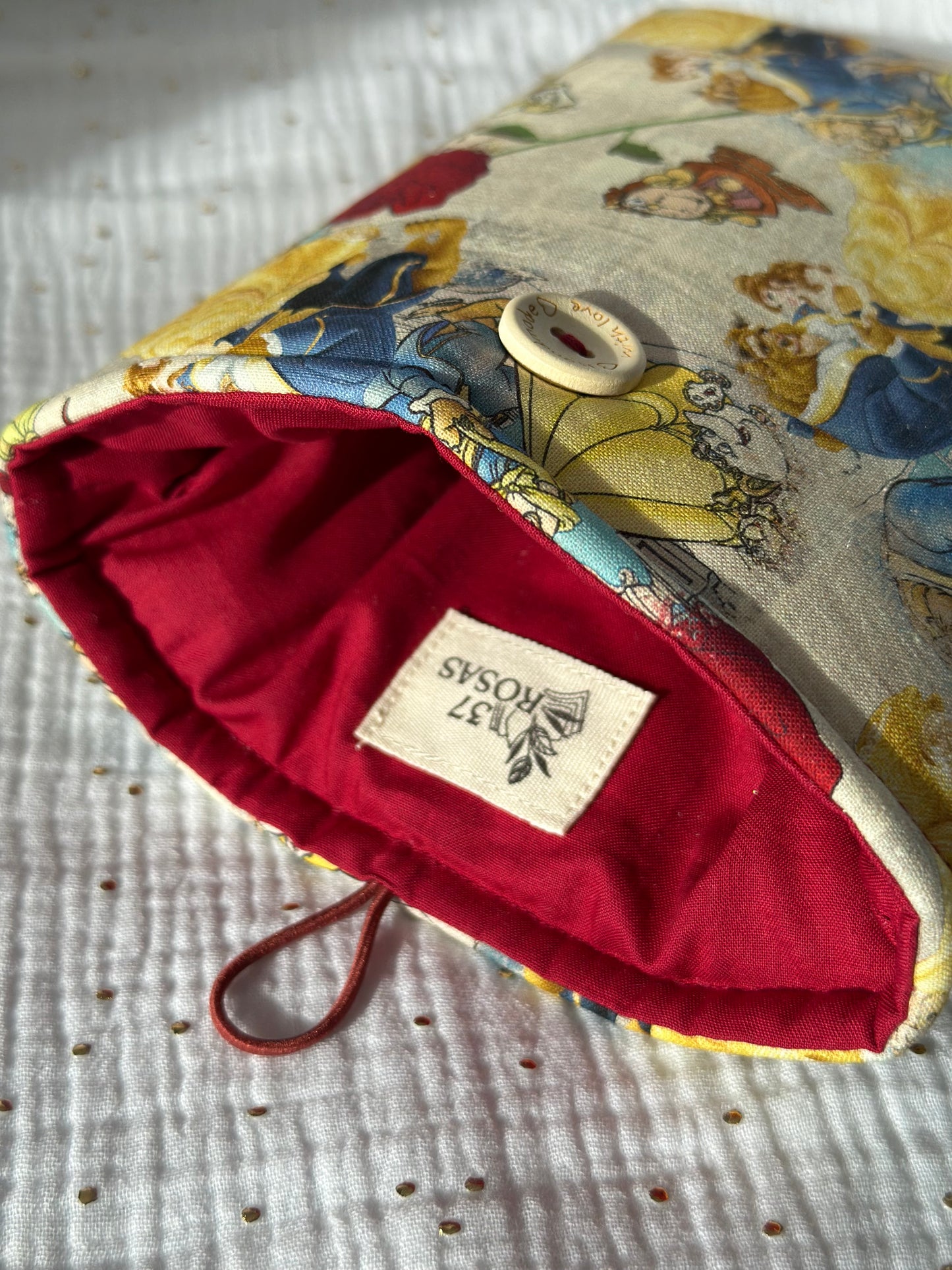 Funda de libro Festín La Bella y La Bestia