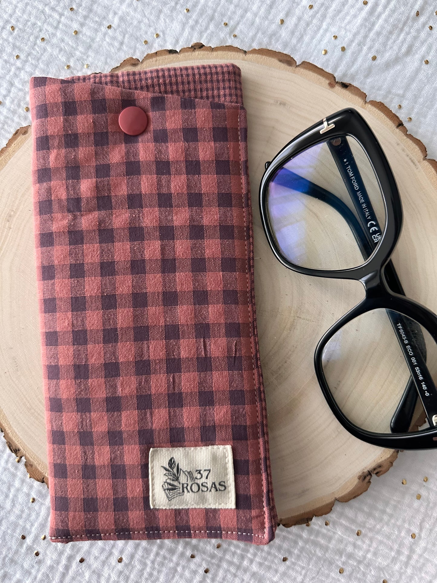 Funda de gafas Vichy Rosa y Gris