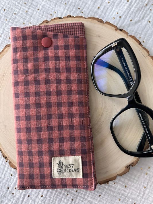 Funda de gafas Vichy Rosa y Gris