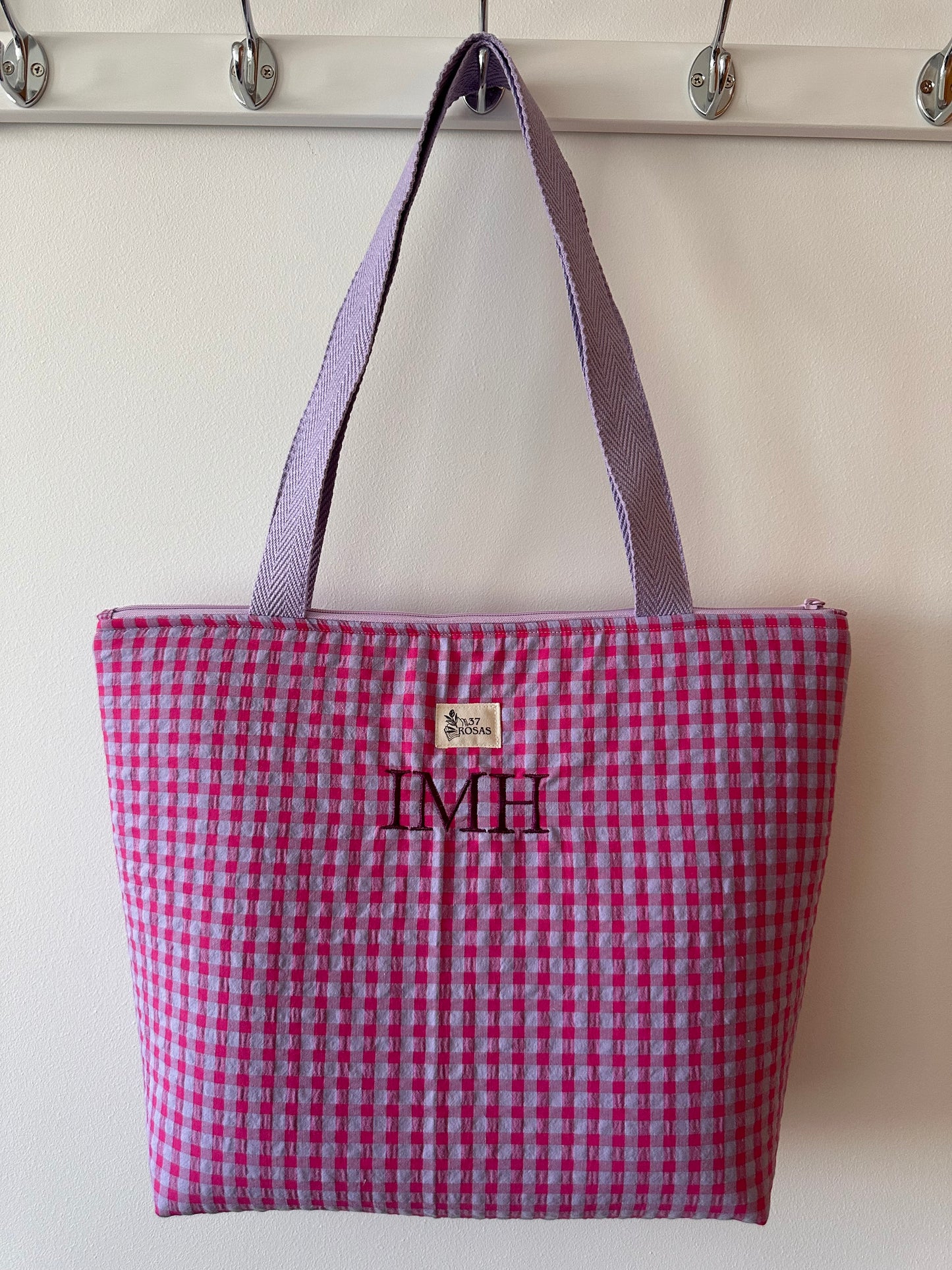 Bolso Marianne Vichy Rosa y Lavanda