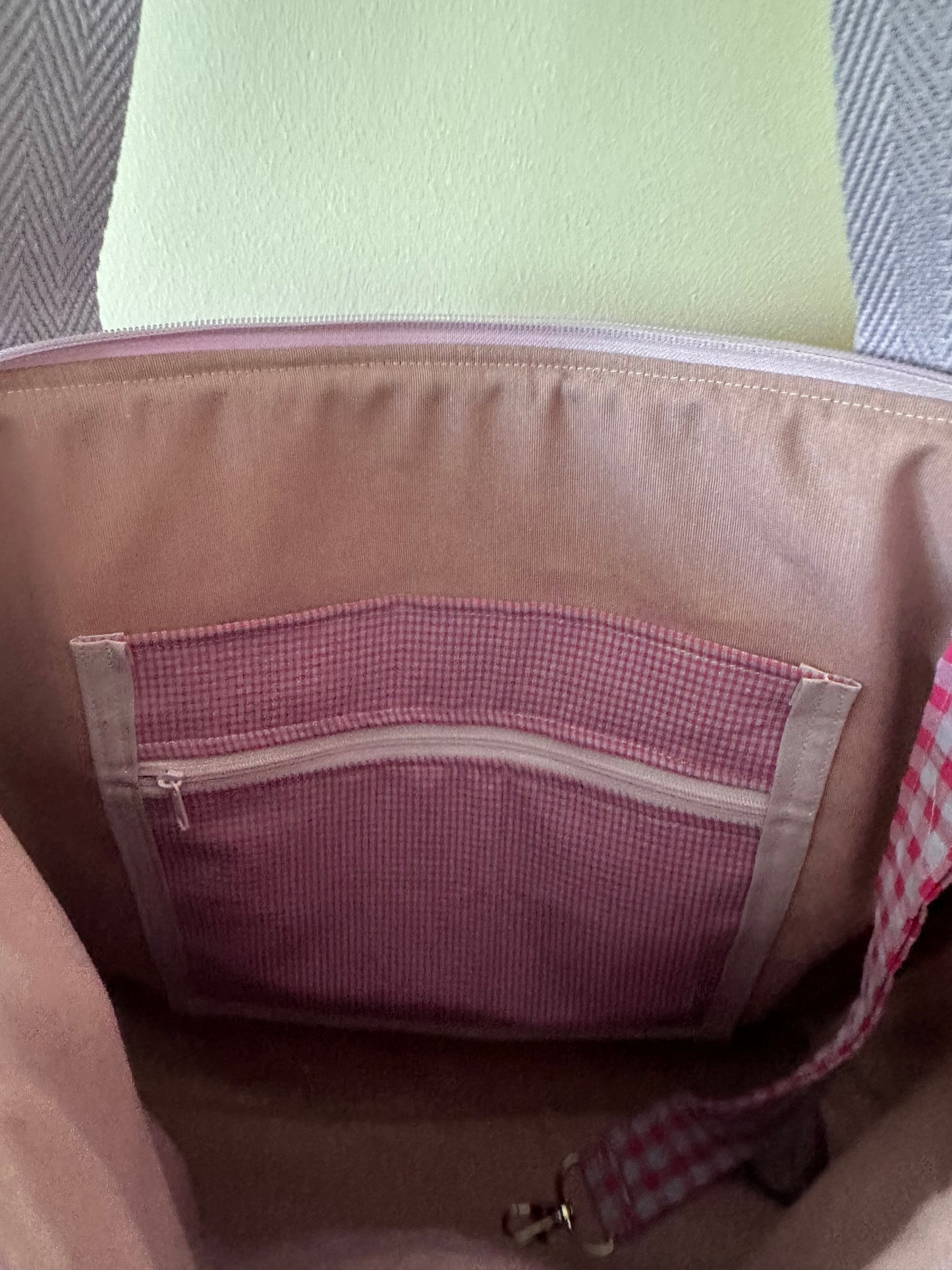 Bolso Marianne Vichy Rosa y Lavanda