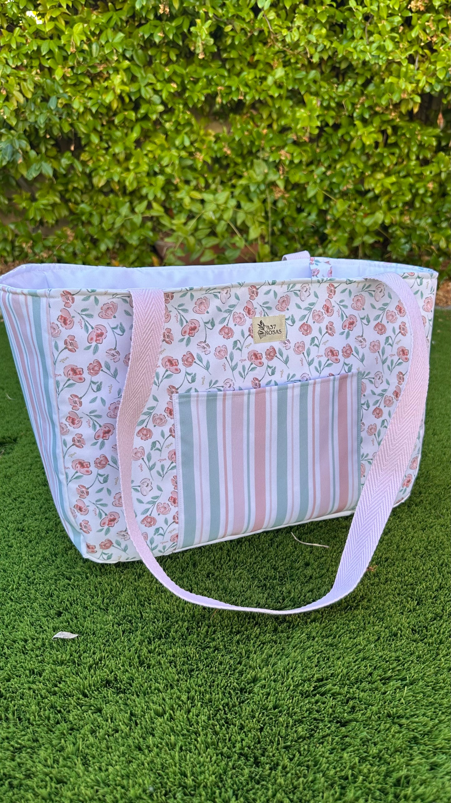 Bolso Gadir Floral Rosa