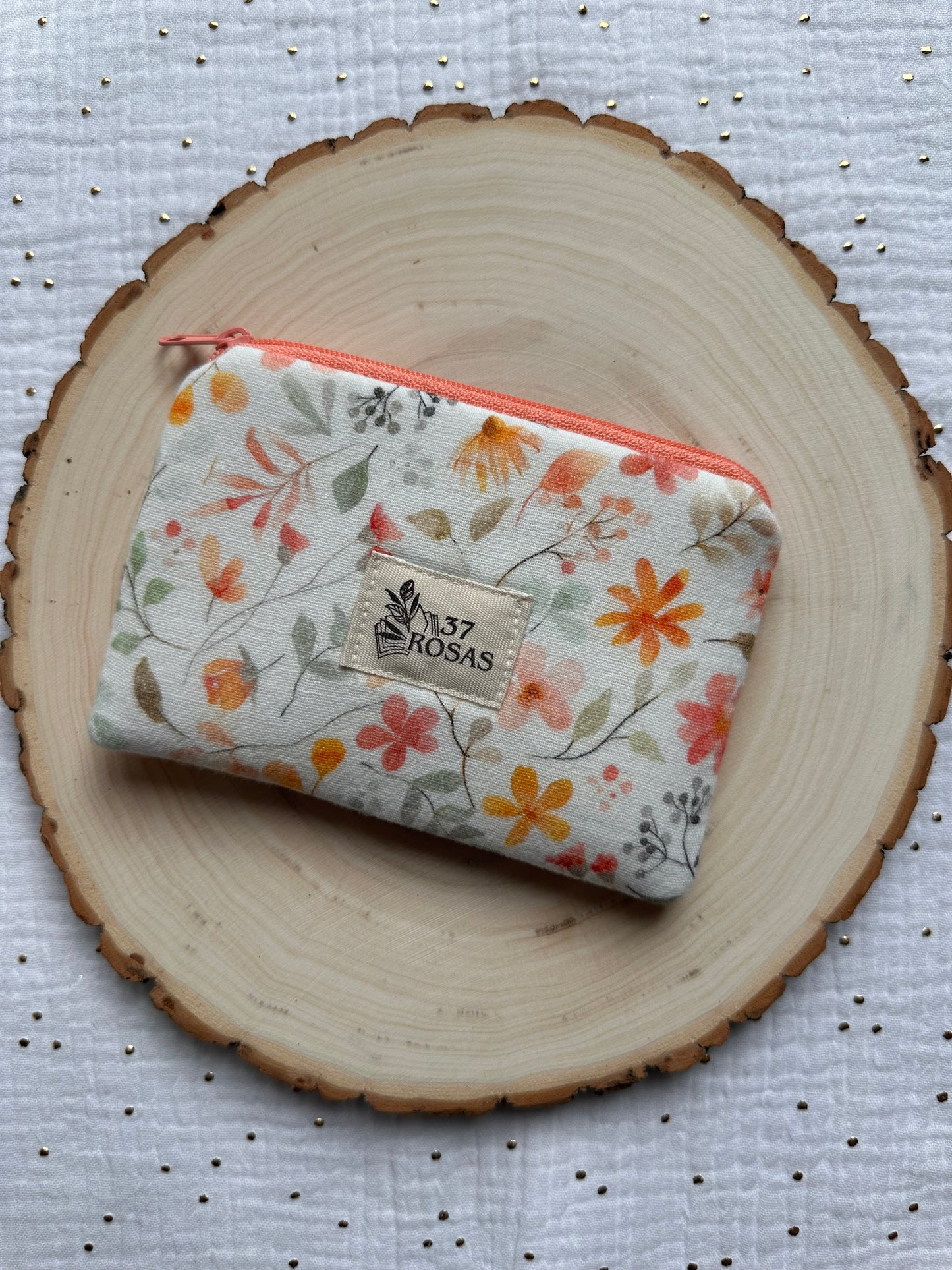 Monedero Muselina Floral