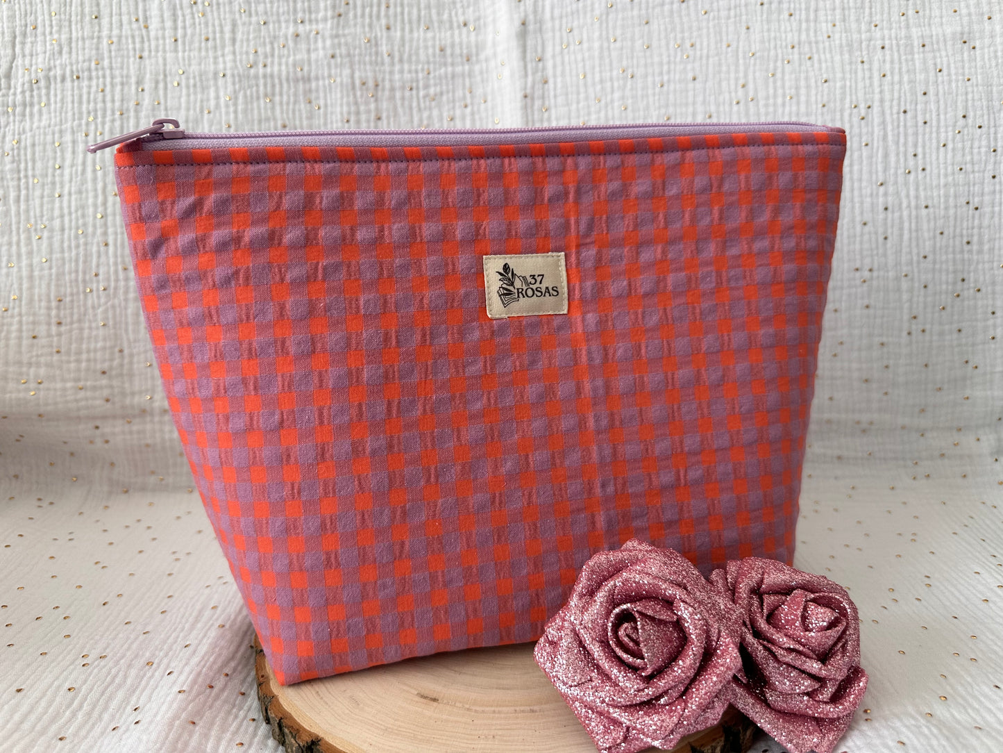 Neceser Gala Naranja y Lavanda