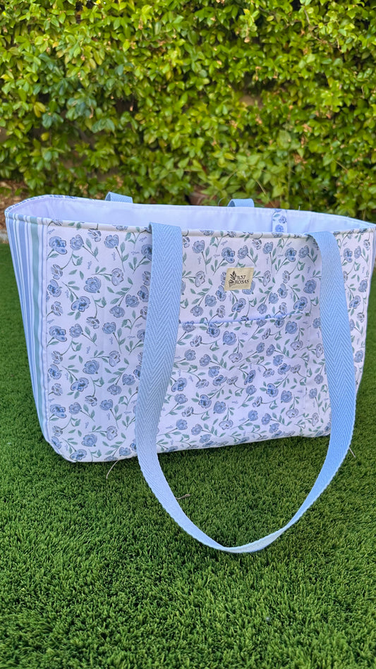 Bolso Gadir Floral Azul