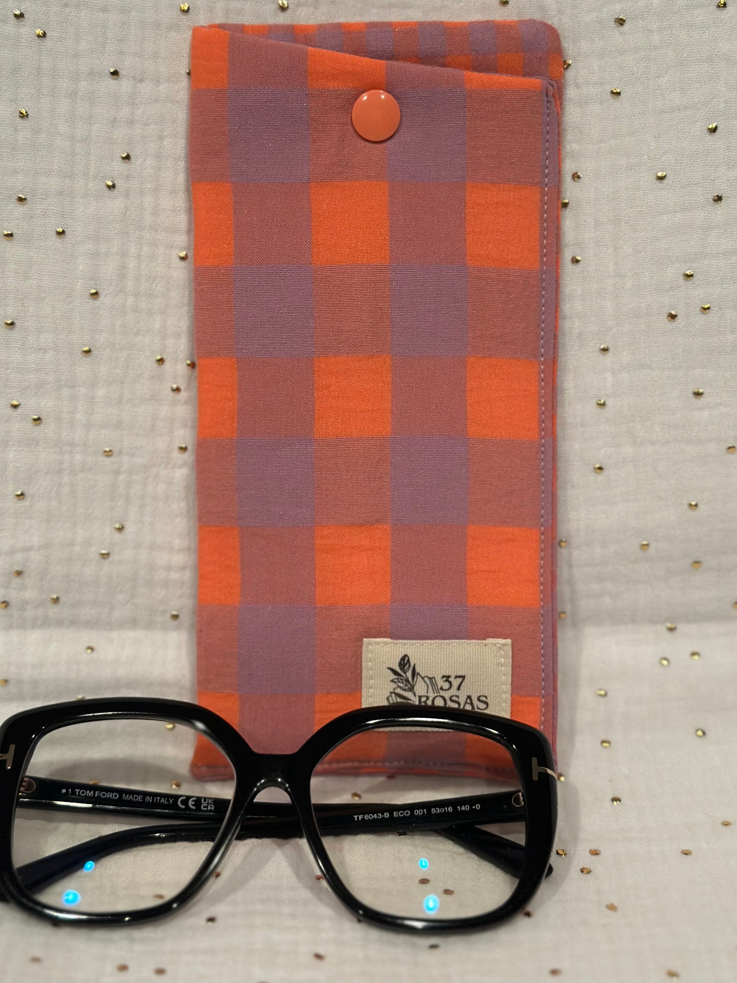 Funda de gafas Vichy Naranja y Lavanda XL
