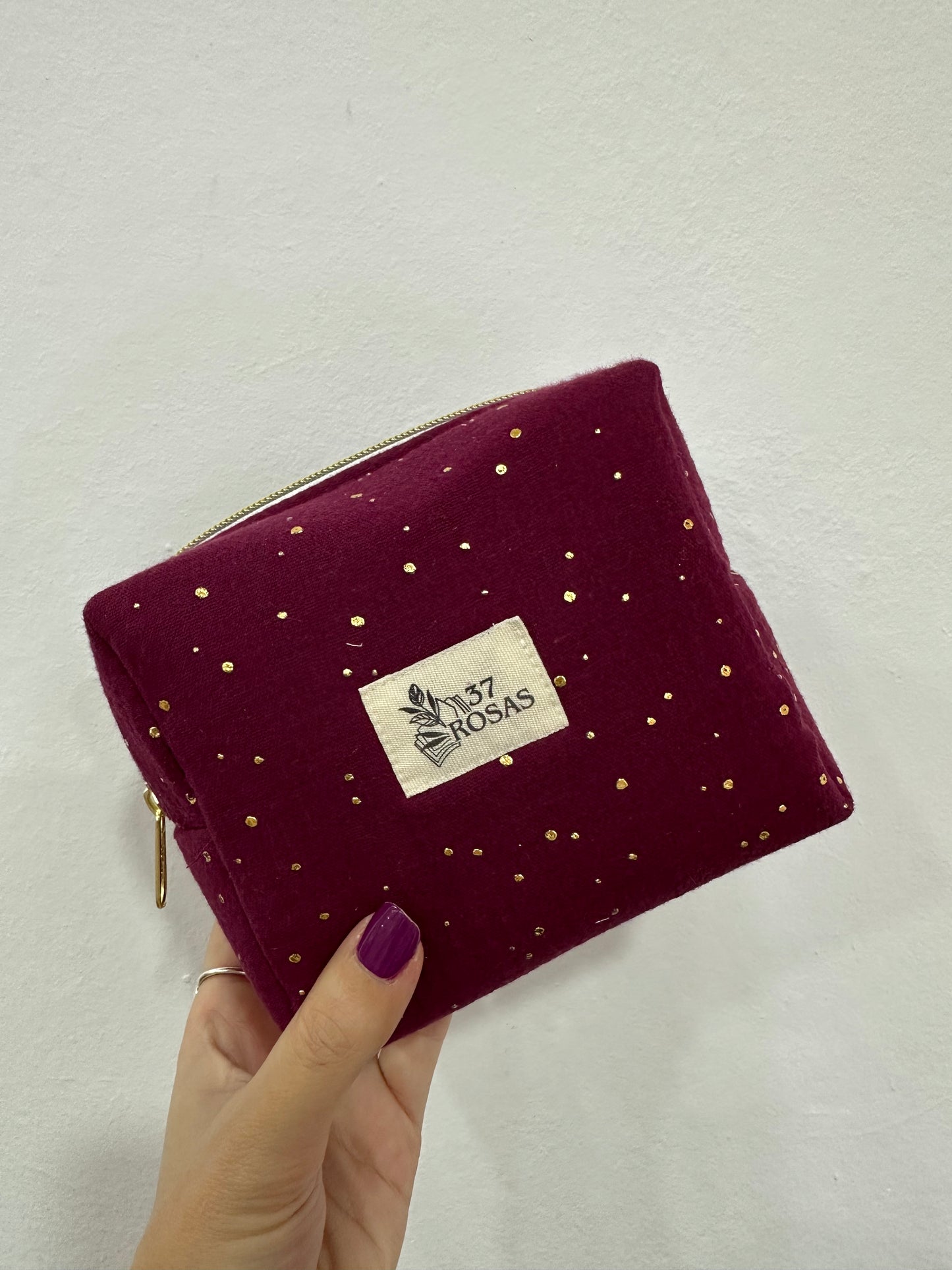 Neceser Lizzy Muselina Granate