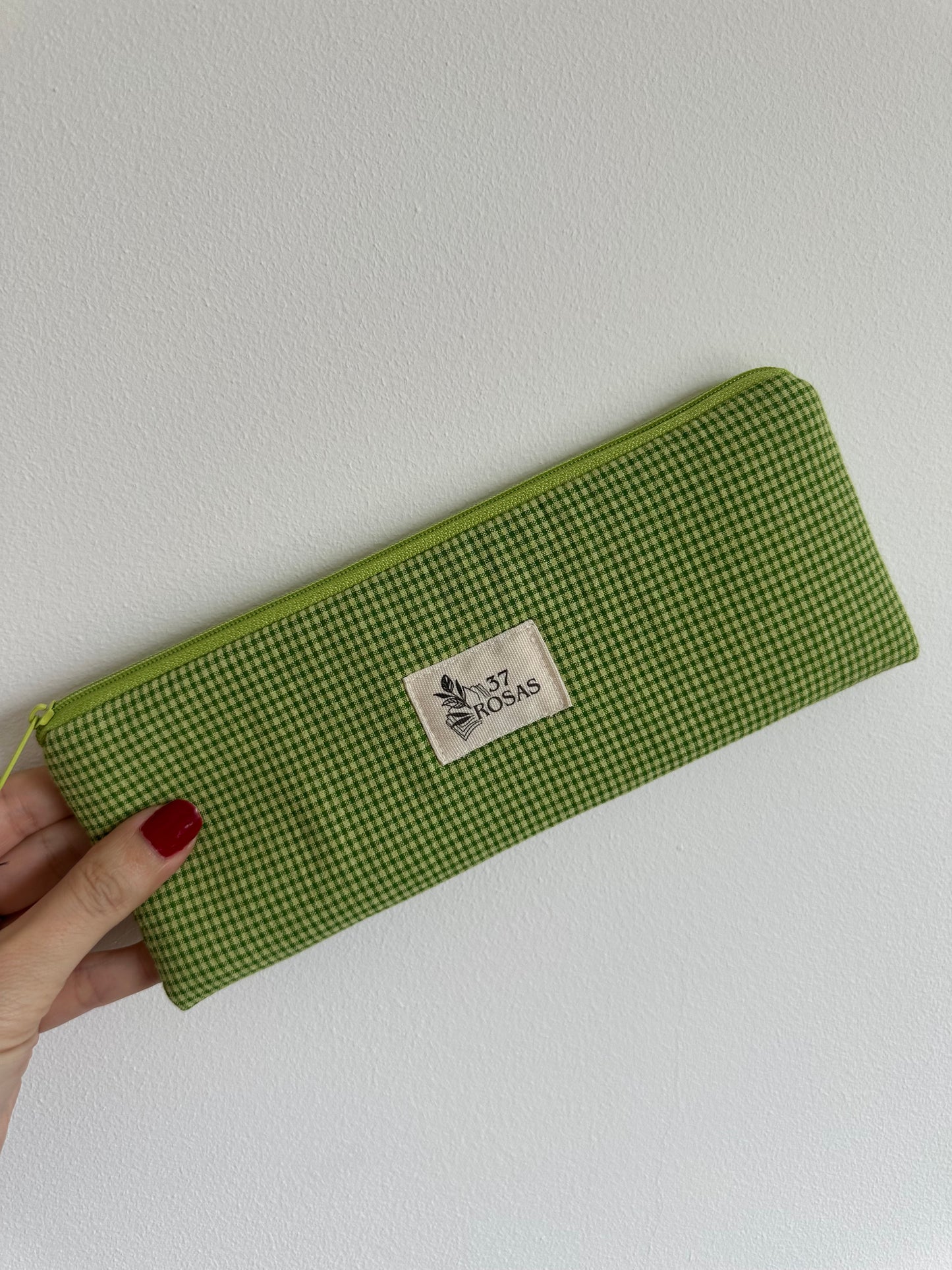 Estuche plano Vichy Lima