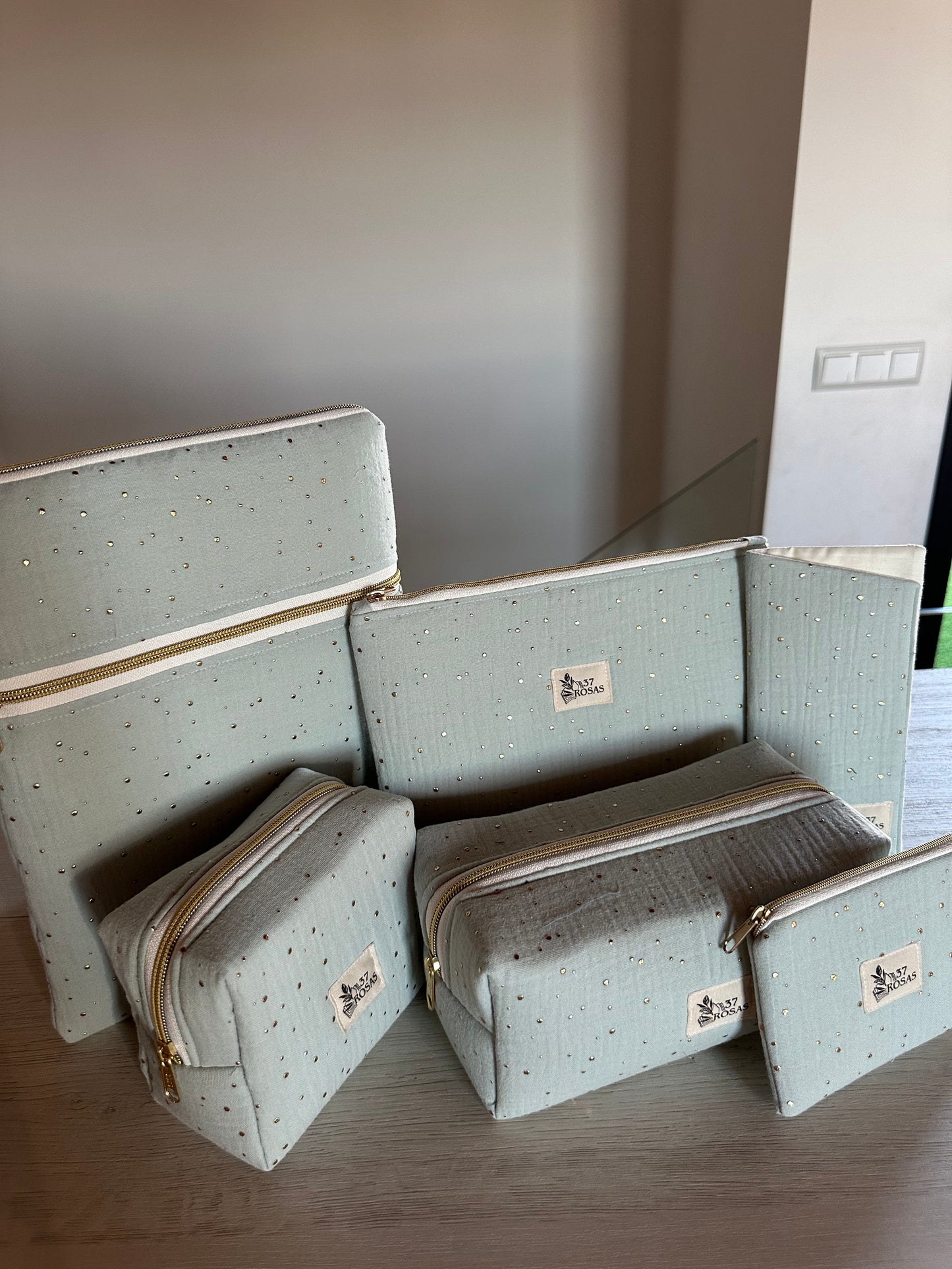 Neceser Elinor AIRE Muselina Mint