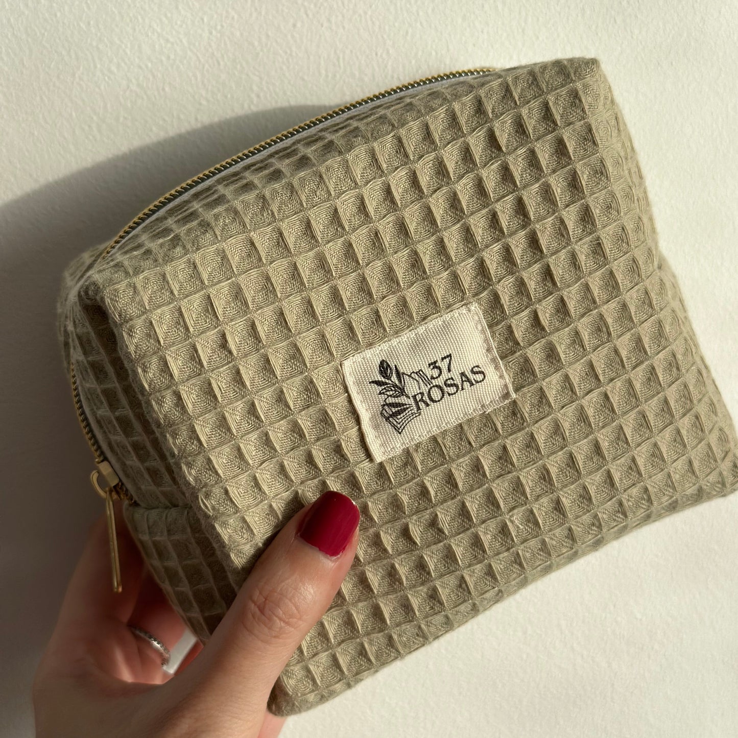 Neceser Lizzy AIRE Waffle Pistacho