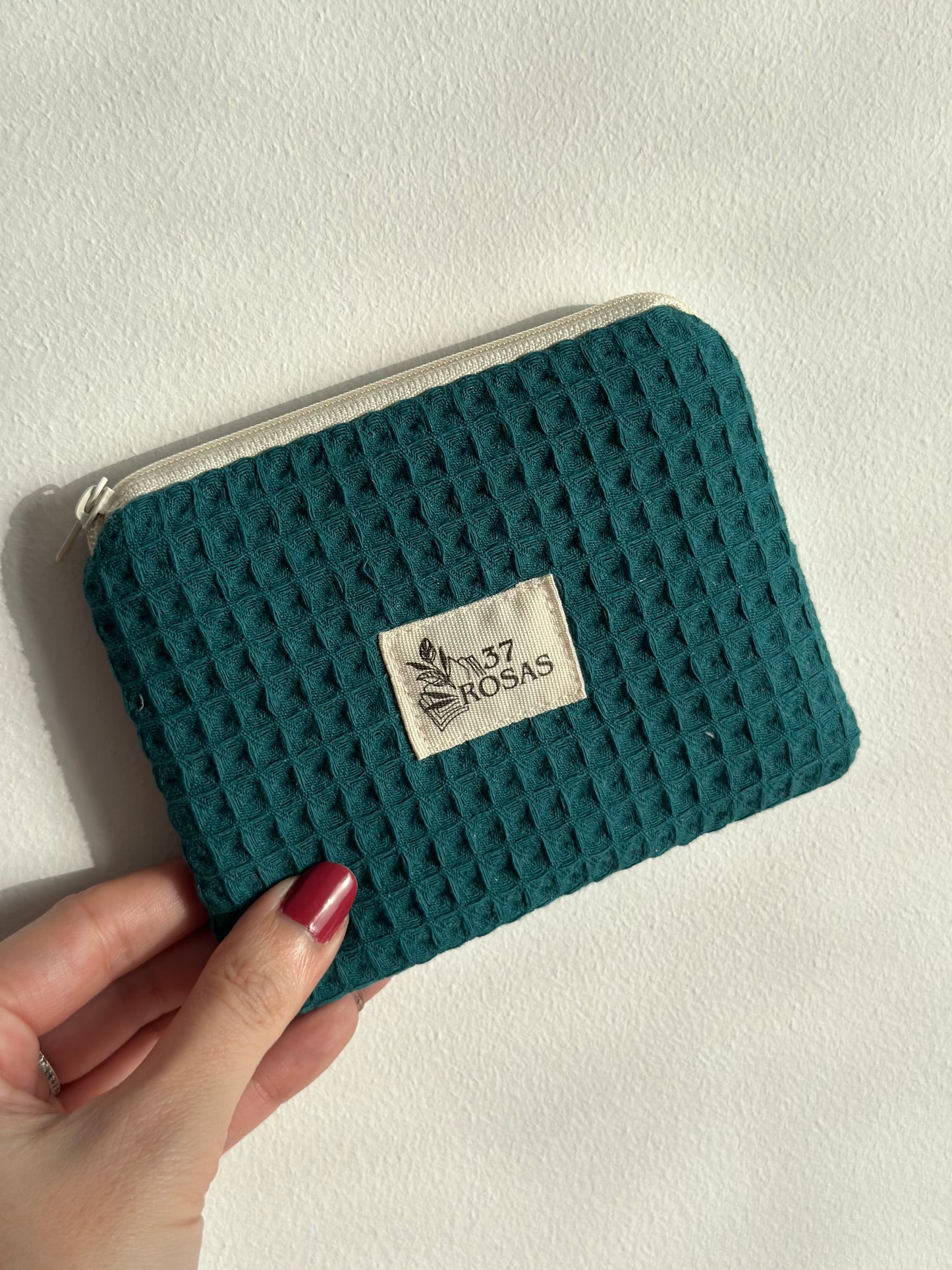 Monedero AIRE Waffle Verde Bosque