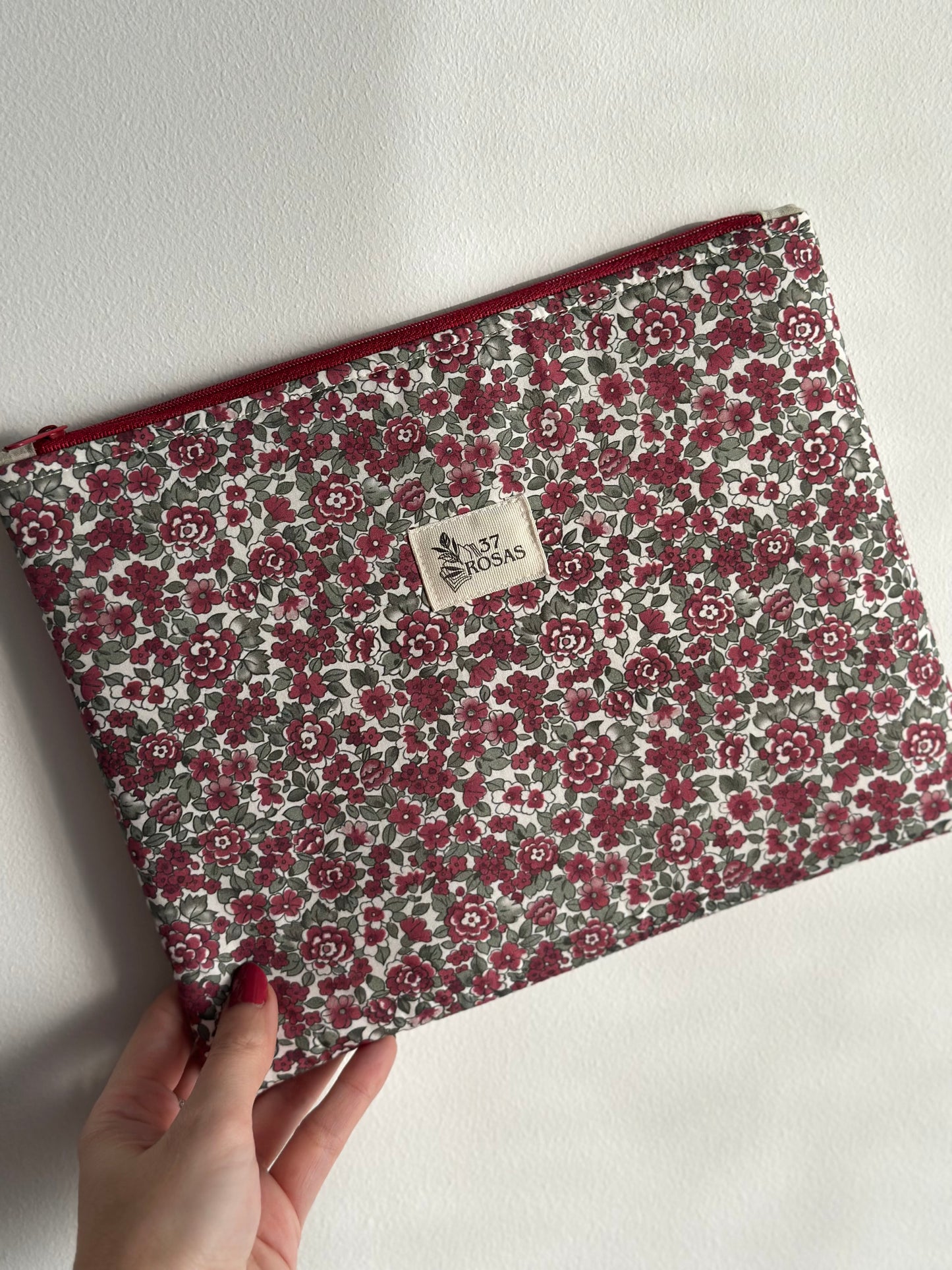 Neceser Emma AIRE Floral Granate