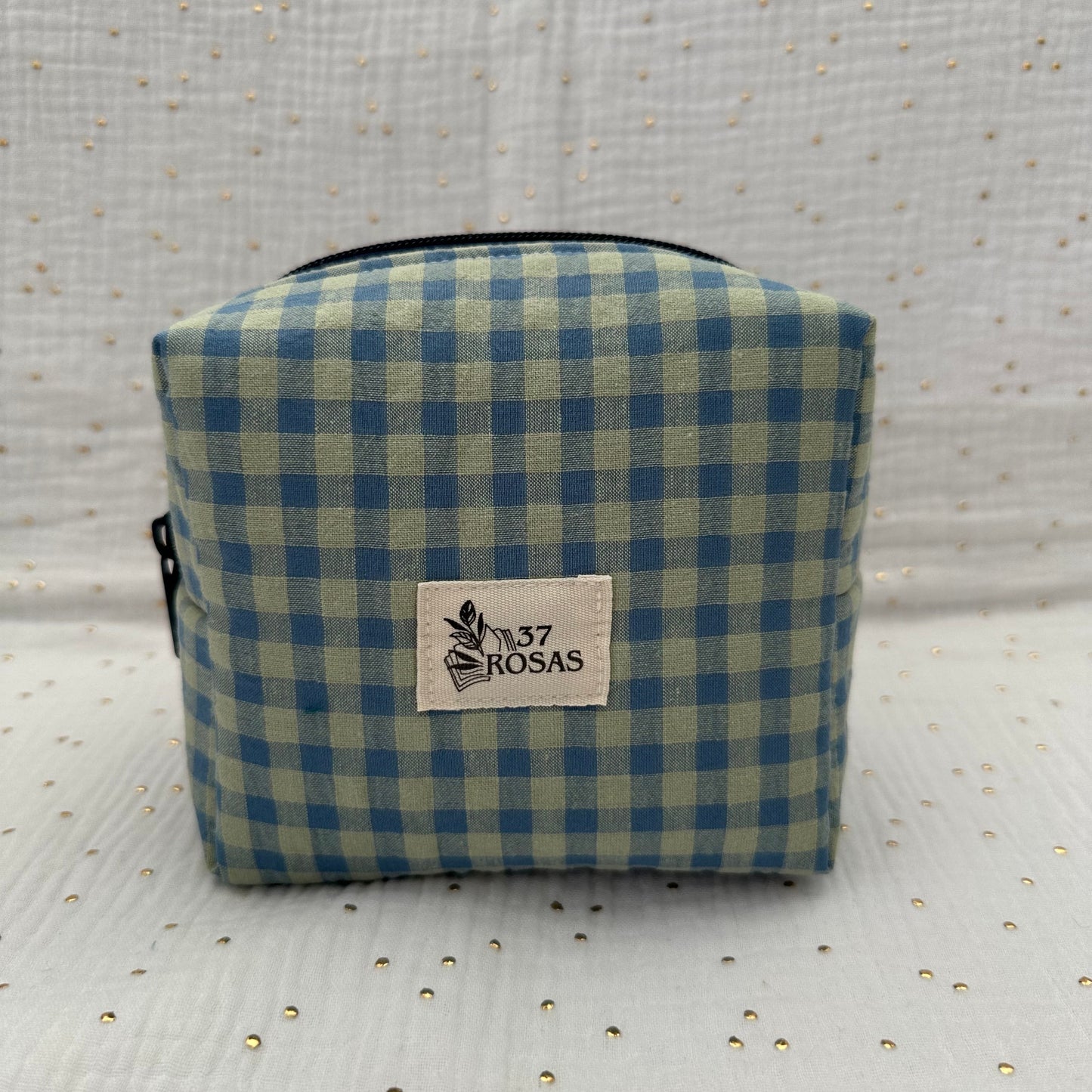 Neceser Lizzy AIRE Vichy Azul y Verde