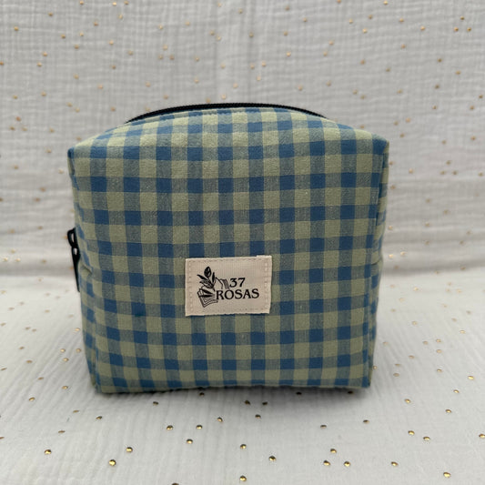 Neceser Lizzy AIRE Vichy Azul y Verde