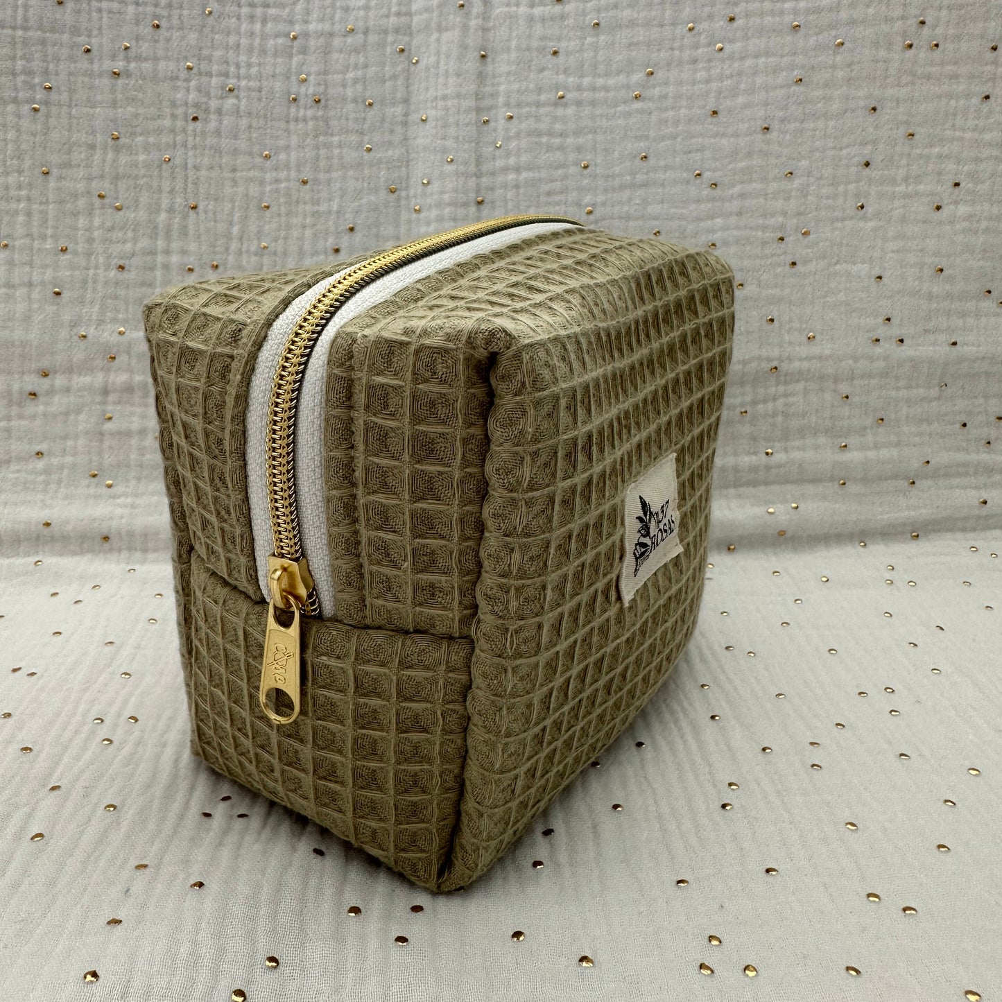 Neceser Lizzy AIRE Waffle Pistacho