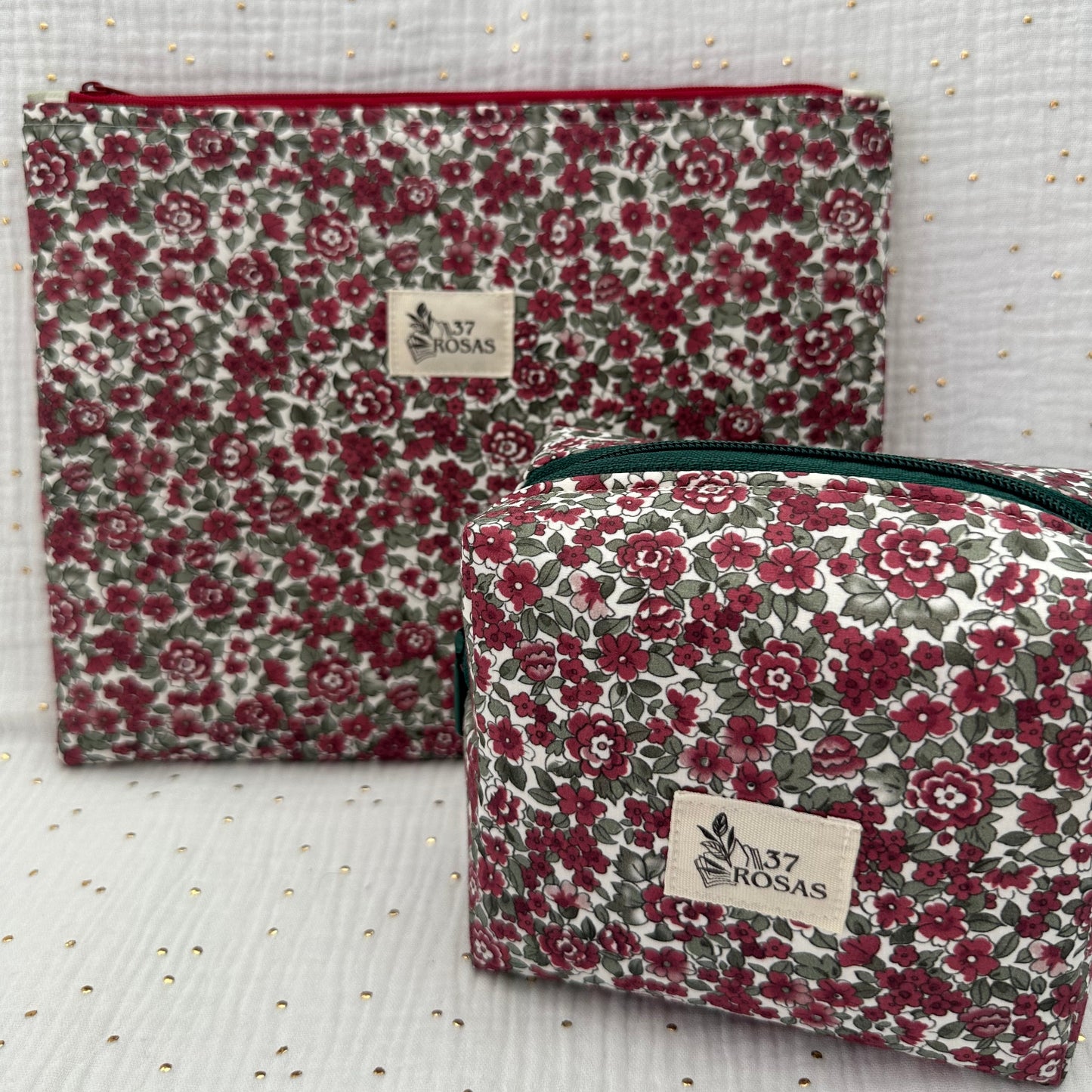 Neceser Emma AIRE Floral Granate