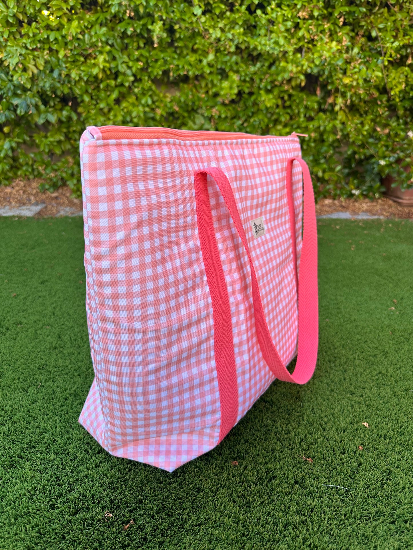 Bolso Lola Vichy Melocotón