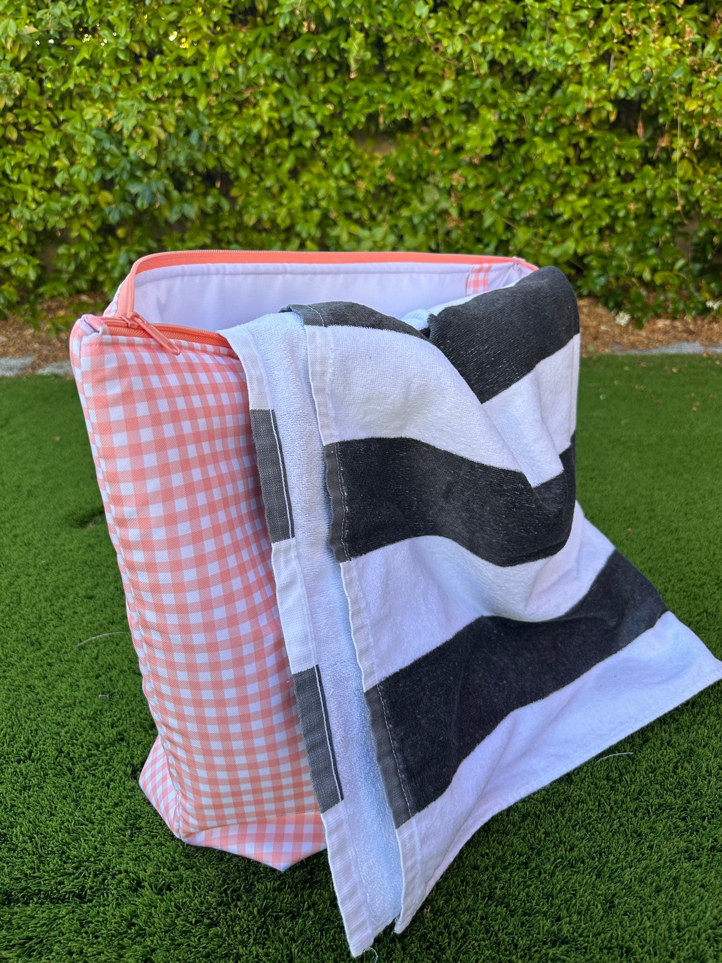 Bolso Lola Vichy Melocotón