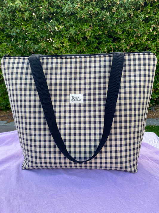 Bolso Marianne Vichy Vainilla y Antracita