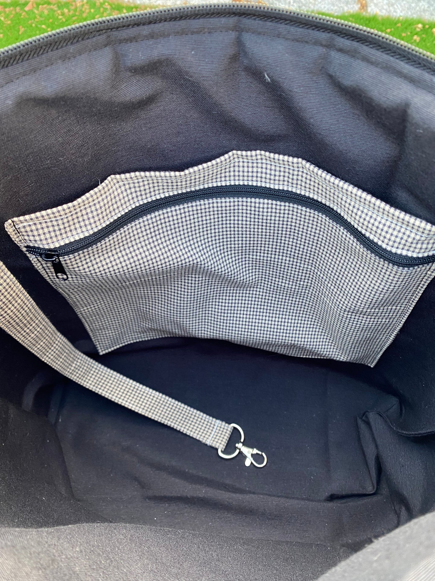 Bolso Marianne Vichy Vainilla y Antracita