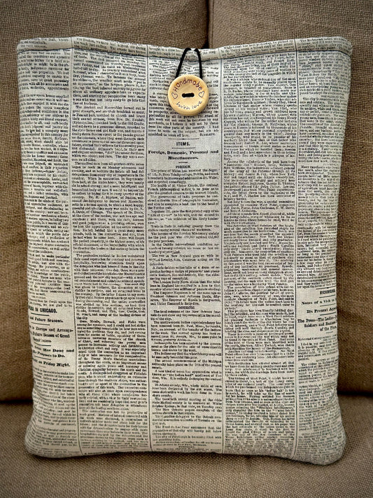 Funda de libro Periódico