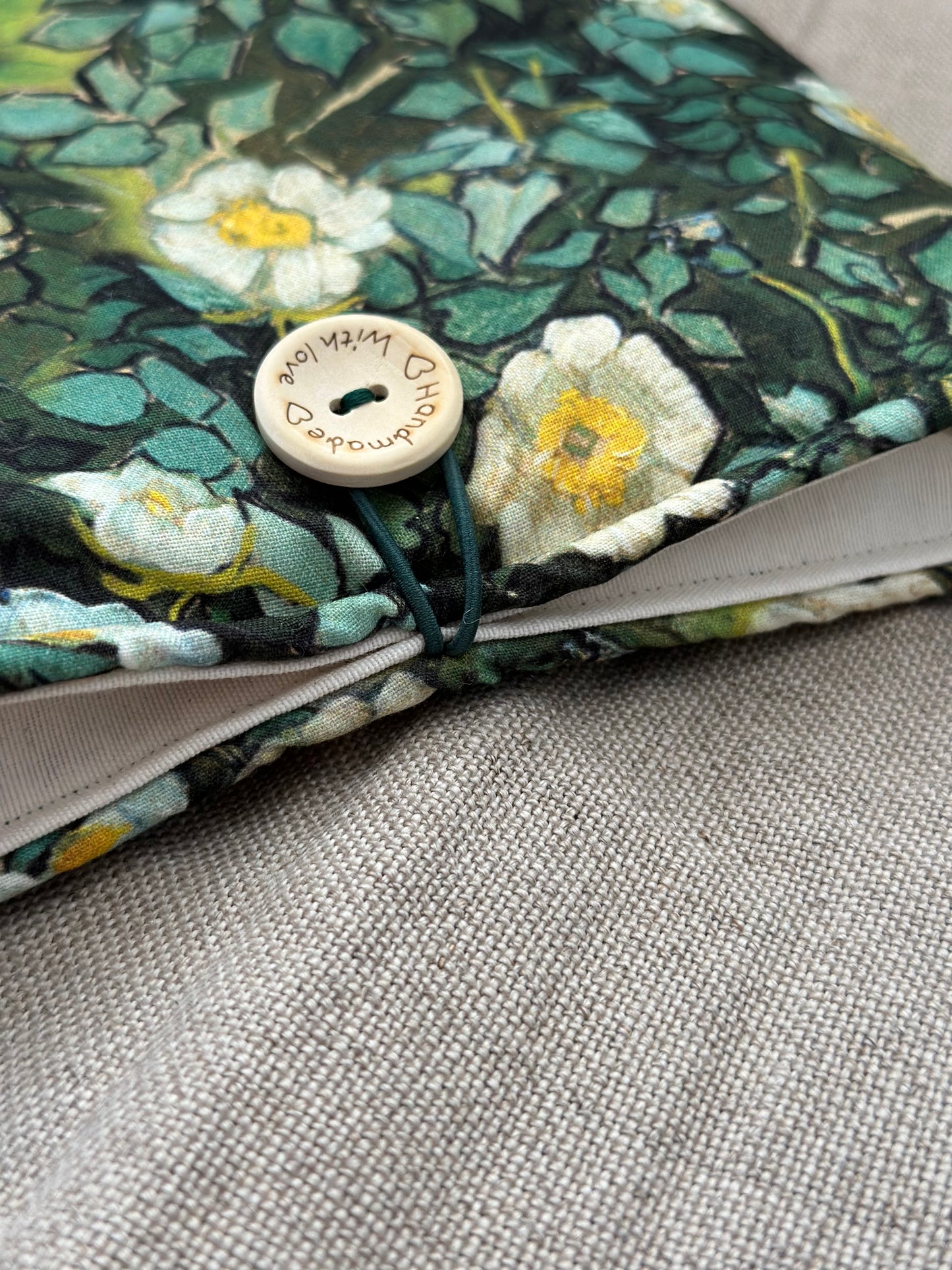 Funda de libro Rosas silvestres (Van Gogh)