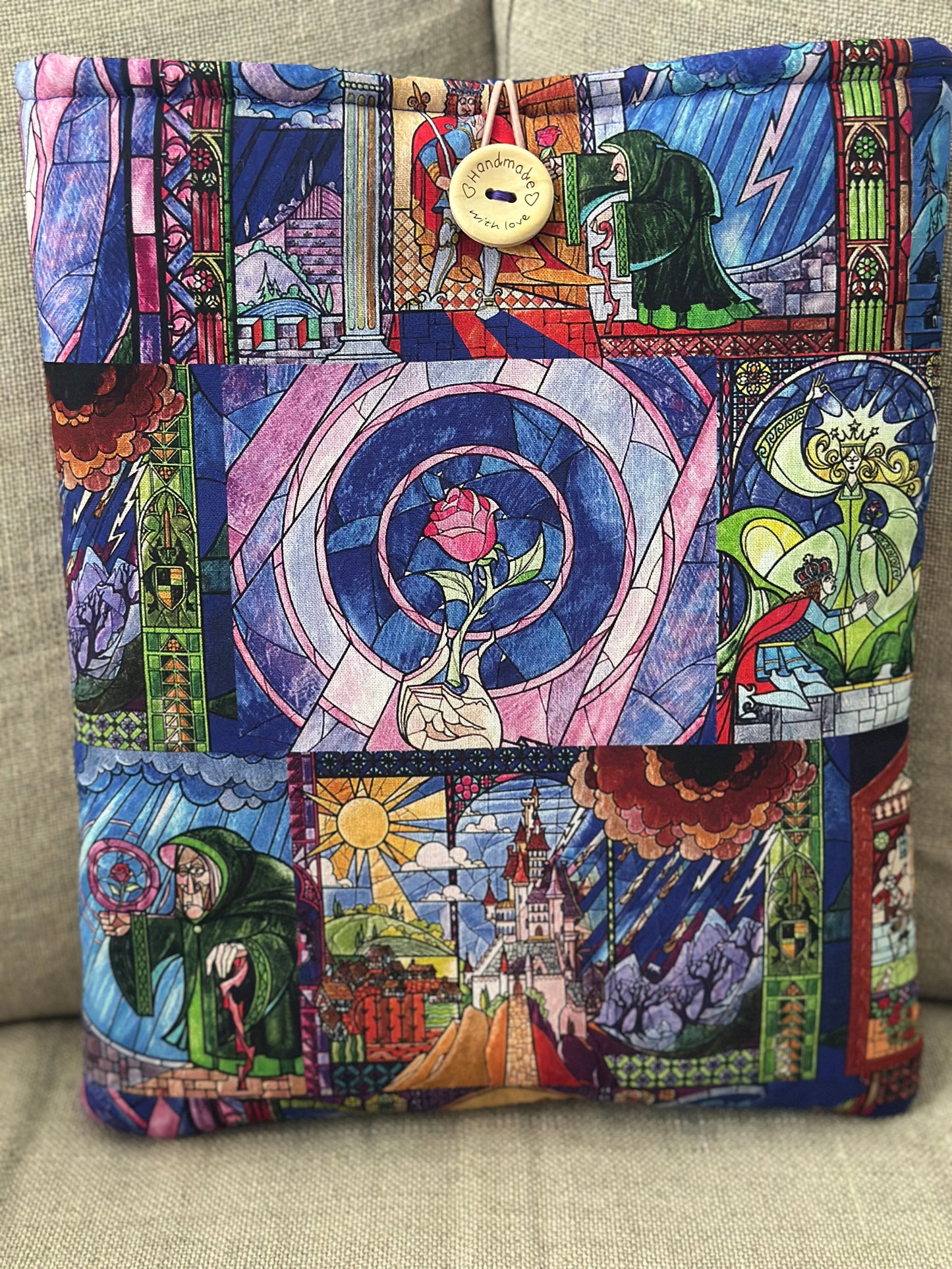 Funda de libro Prólogo La Bella y La Bestia