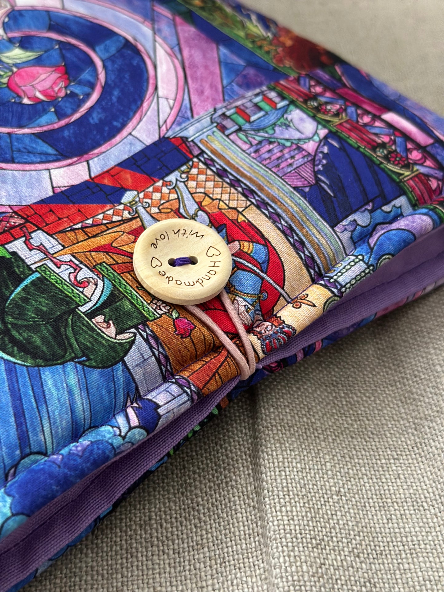 Funda de libro Prólogo La Bella y La Bestia