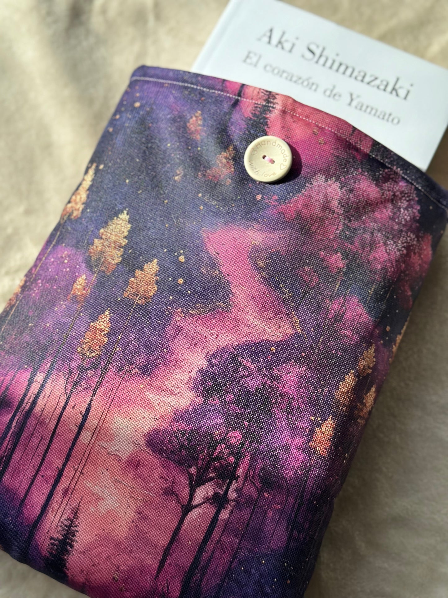 Funda de libro Impermeable Violet Wood