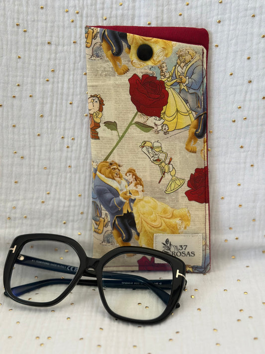 Funda de gafas Festín (La Bella y la Bestia)