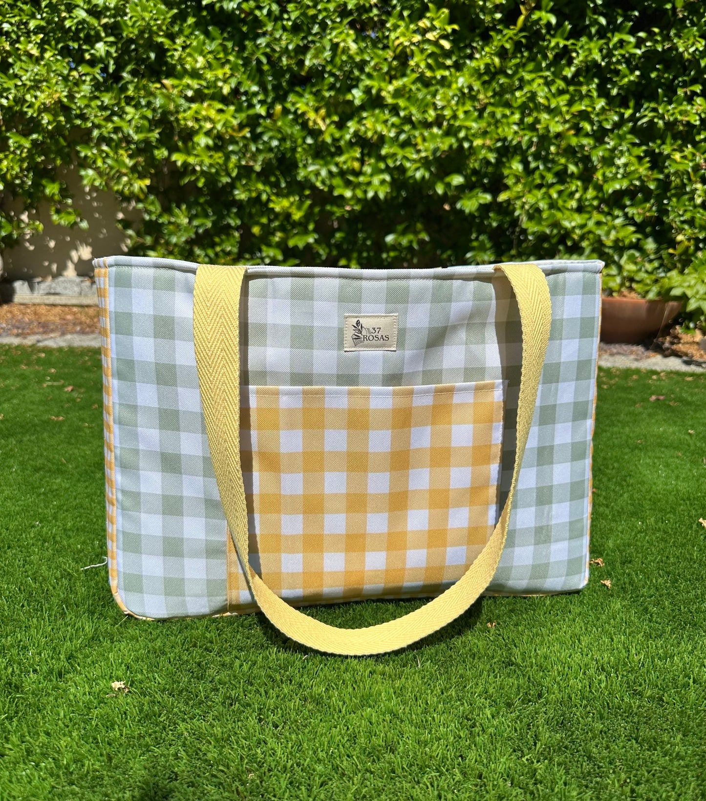 Bolso Gadir Verde y Amarillo (Amalfi)