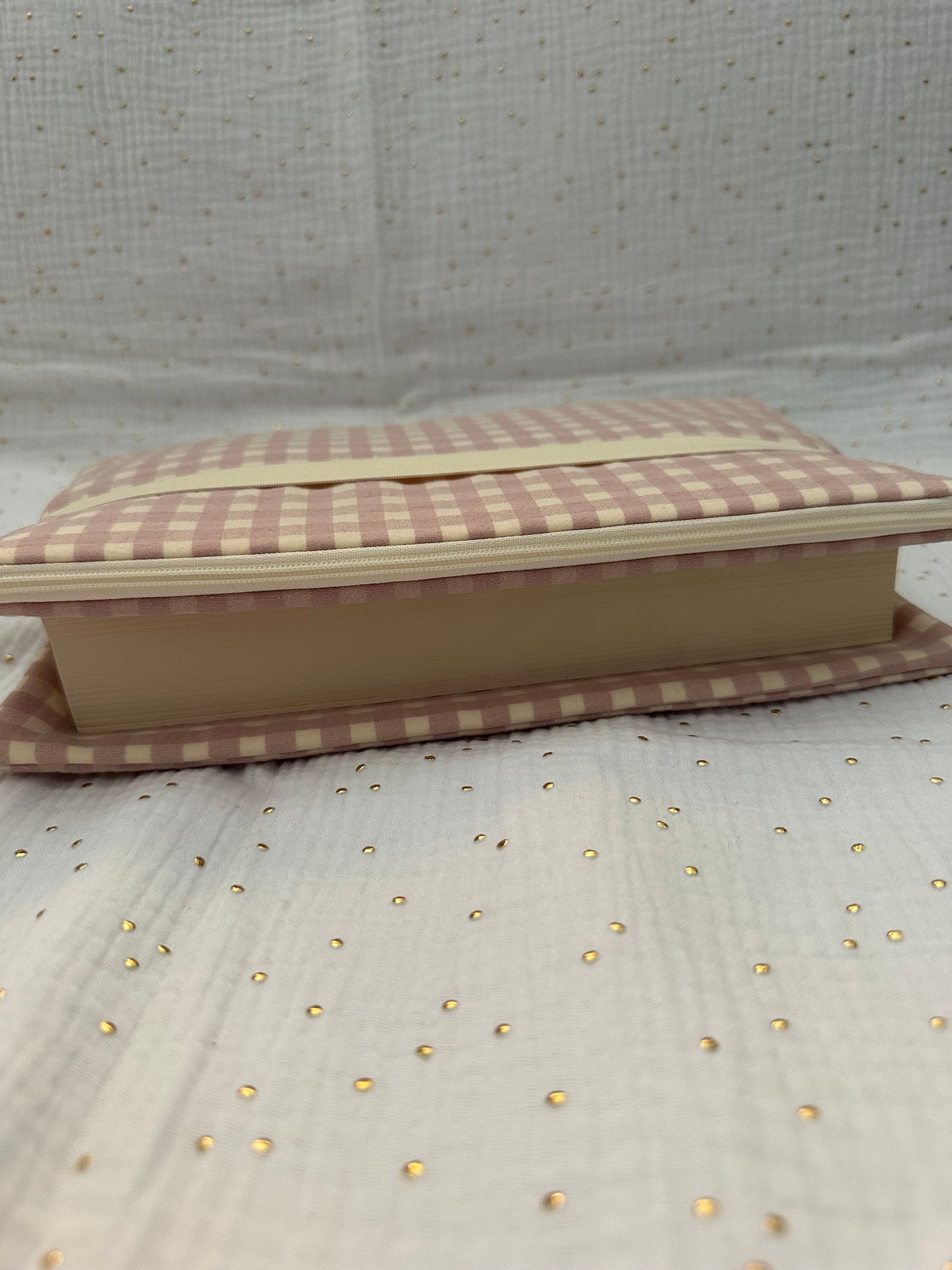 Funda de solapa Vichy Rosa