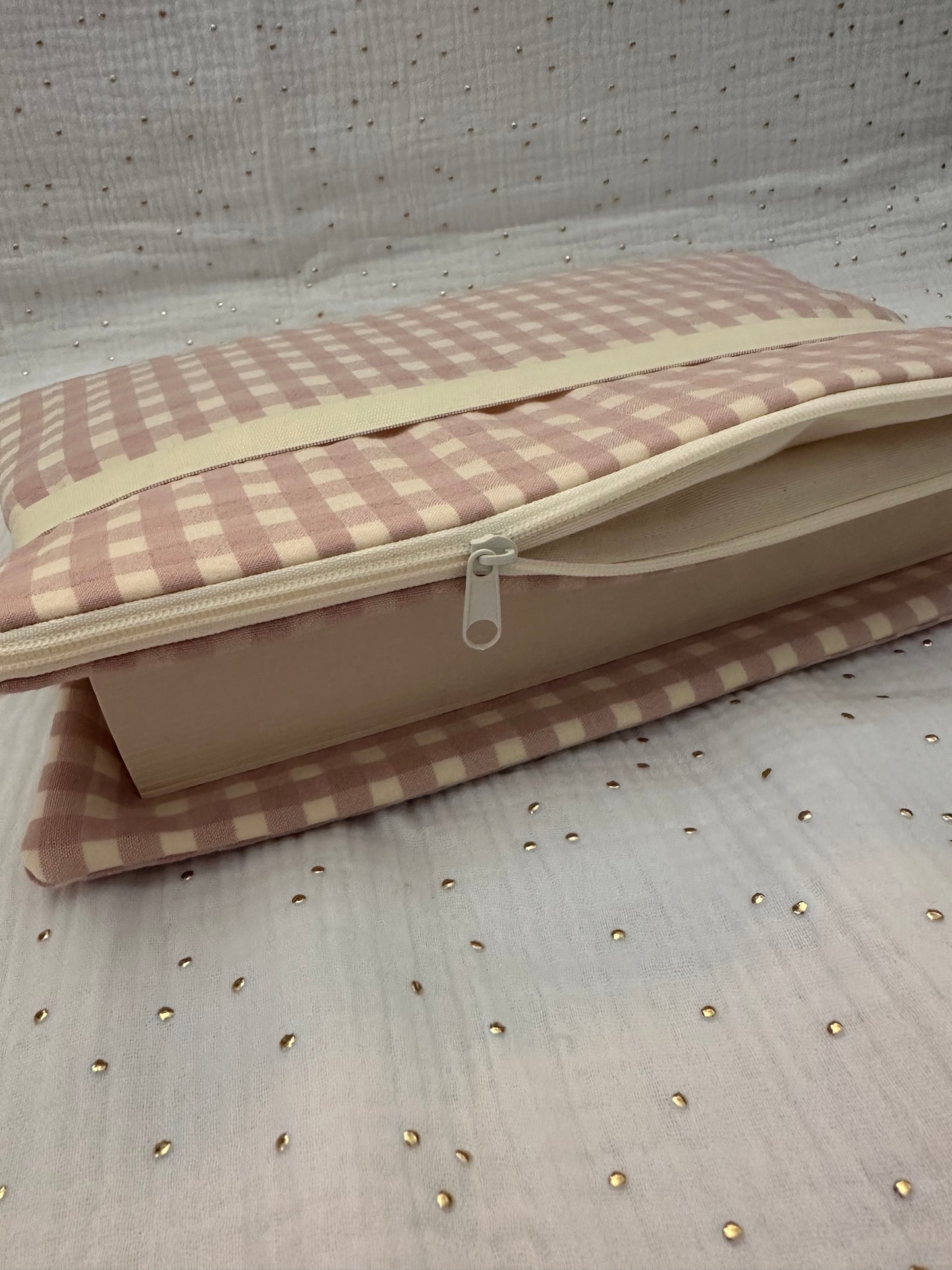 Funda de solapa Vichy Rosa