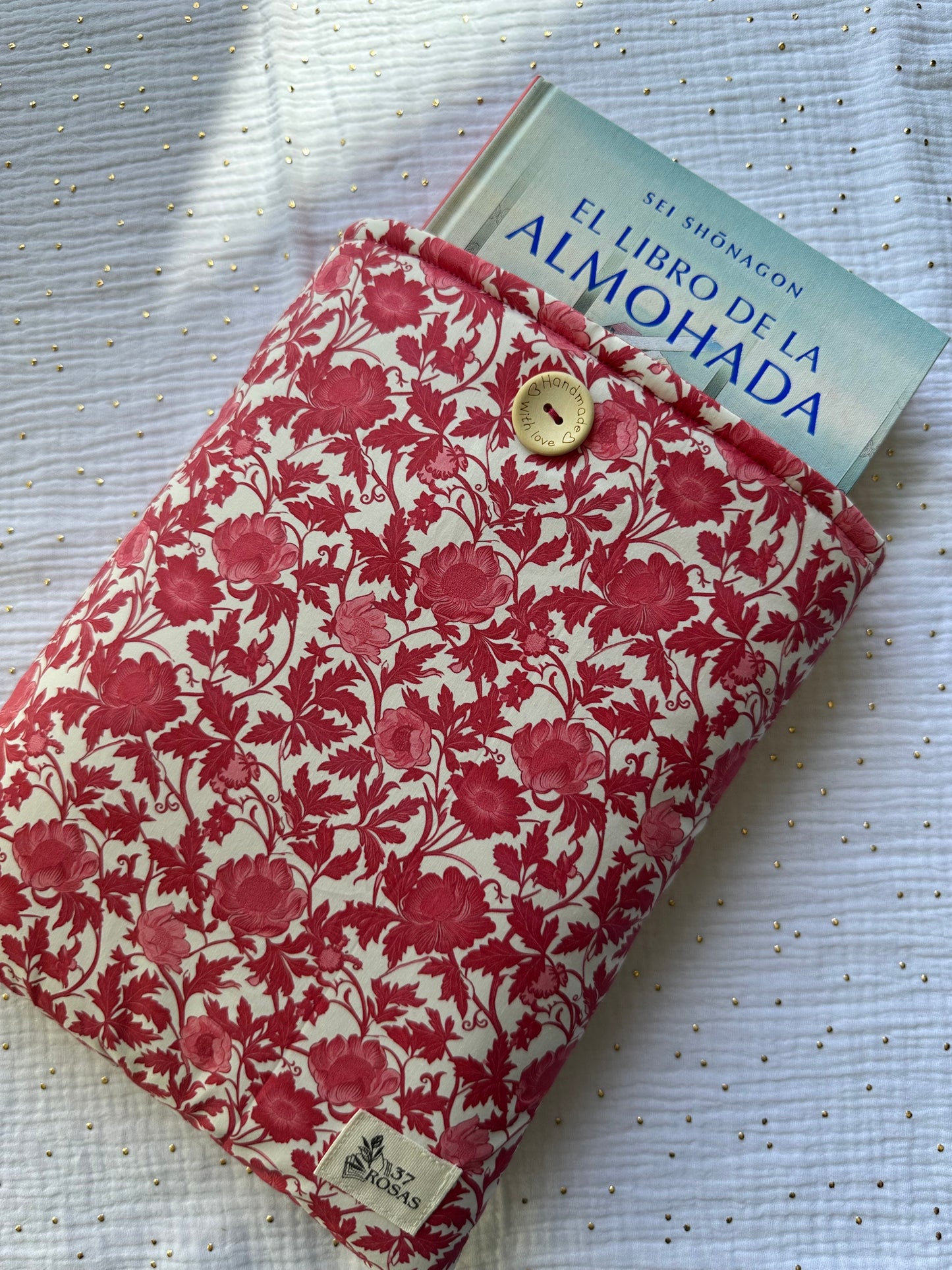 Funda de libro Williams Carmesí