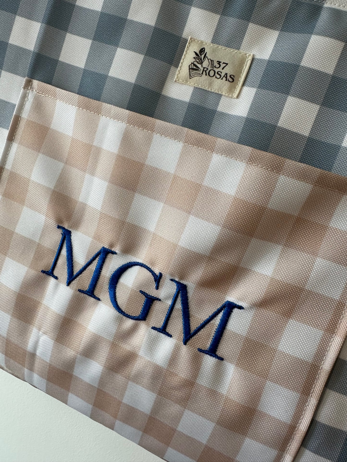 Bolso Gadir Azul y Arena